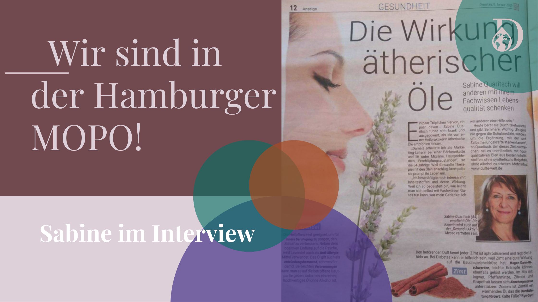 Sabine Quaritsch im Interview mit der Hamburger MOPO